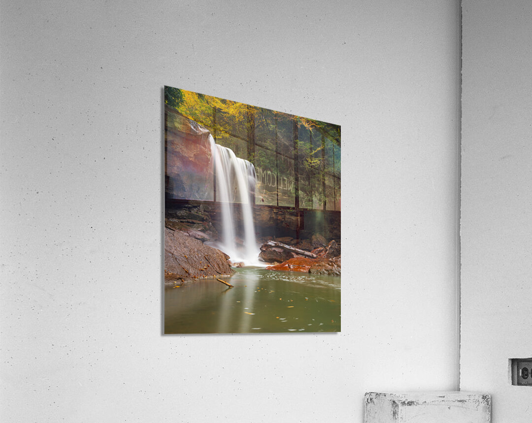 Douglas Falls near Blackwater Canyon trail near Thomas WV Acrylic Print