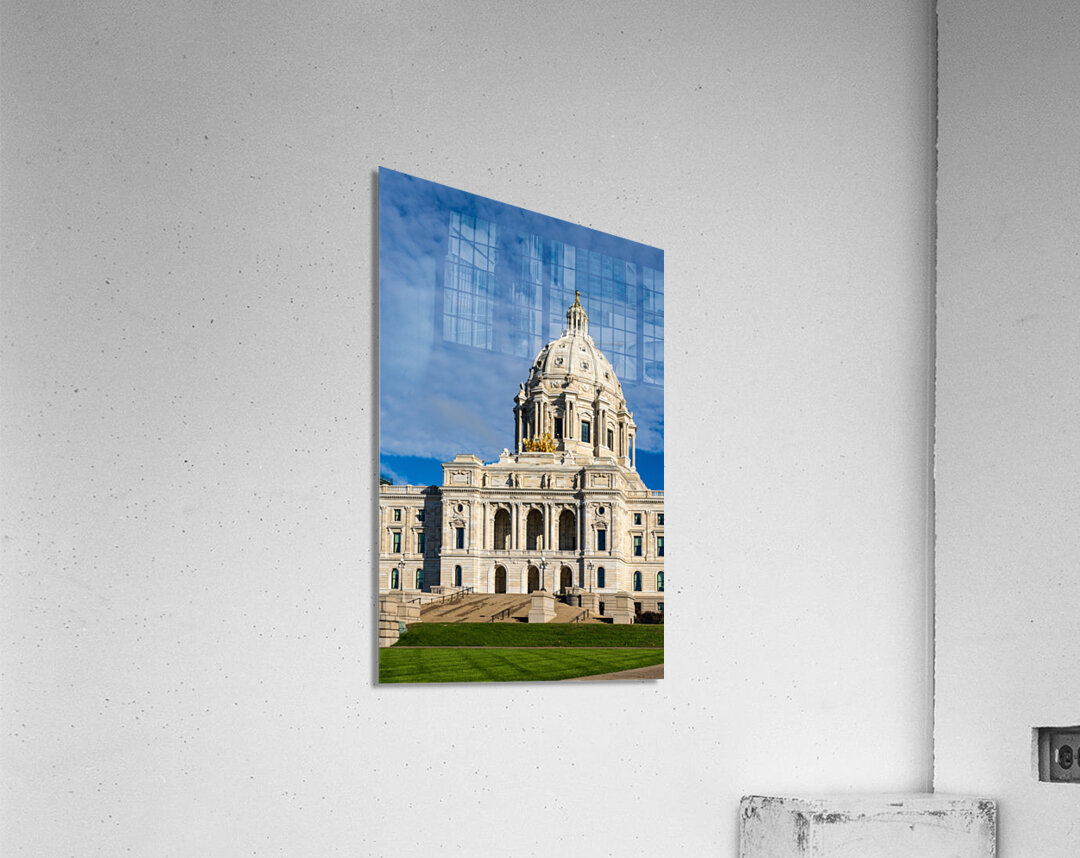 Facade of the State Capitol building in St Paul Minnesota Acrylic Print