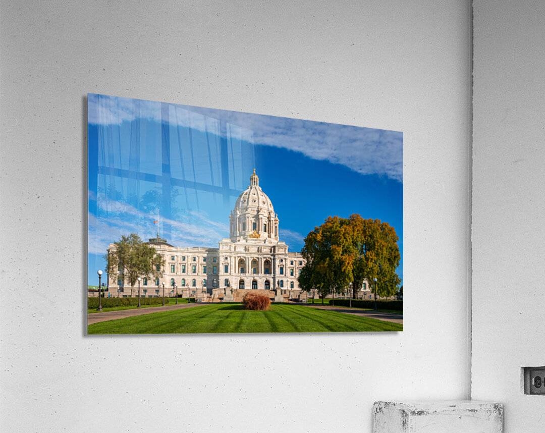 Facade of the State Capitol building in St Paul Minnesota Acrylic Print