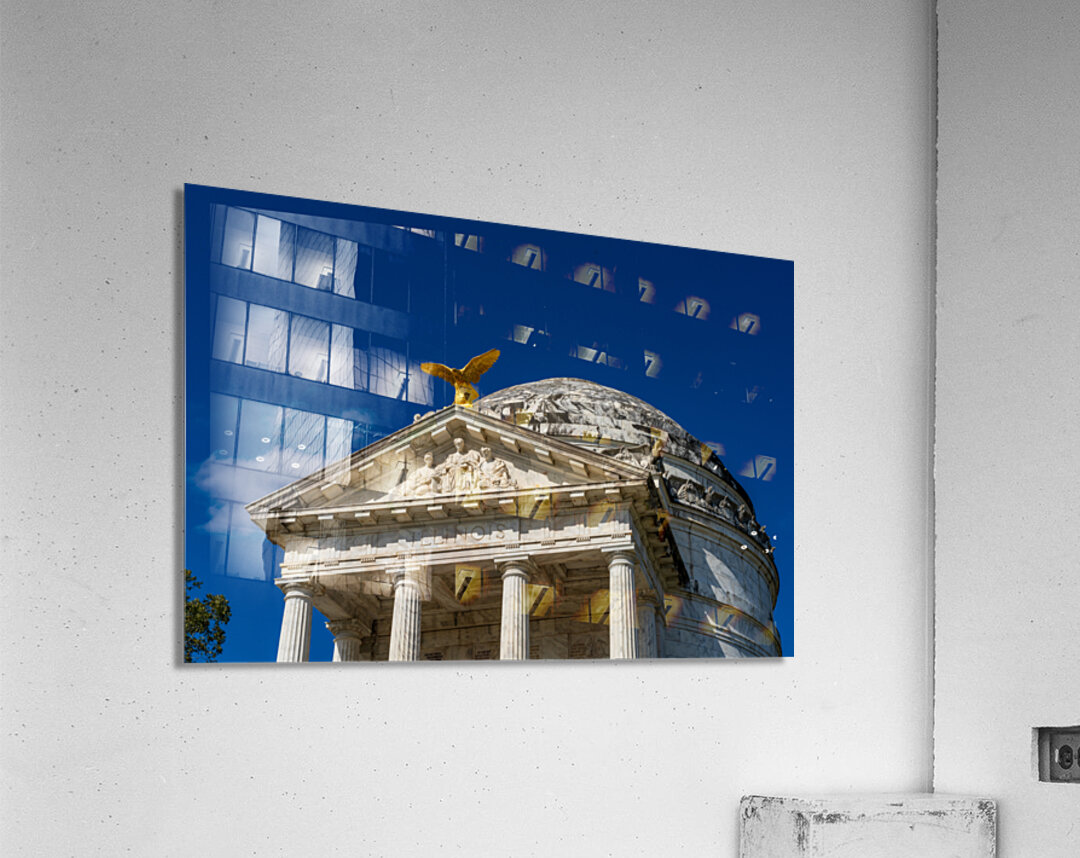 Memorial in National Park for the Vicksburg siege in Mississippi Acrylic Print