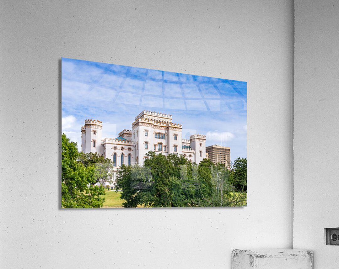Castle in Baton Rouge or old capitol building in Louisiana Acrylic Print