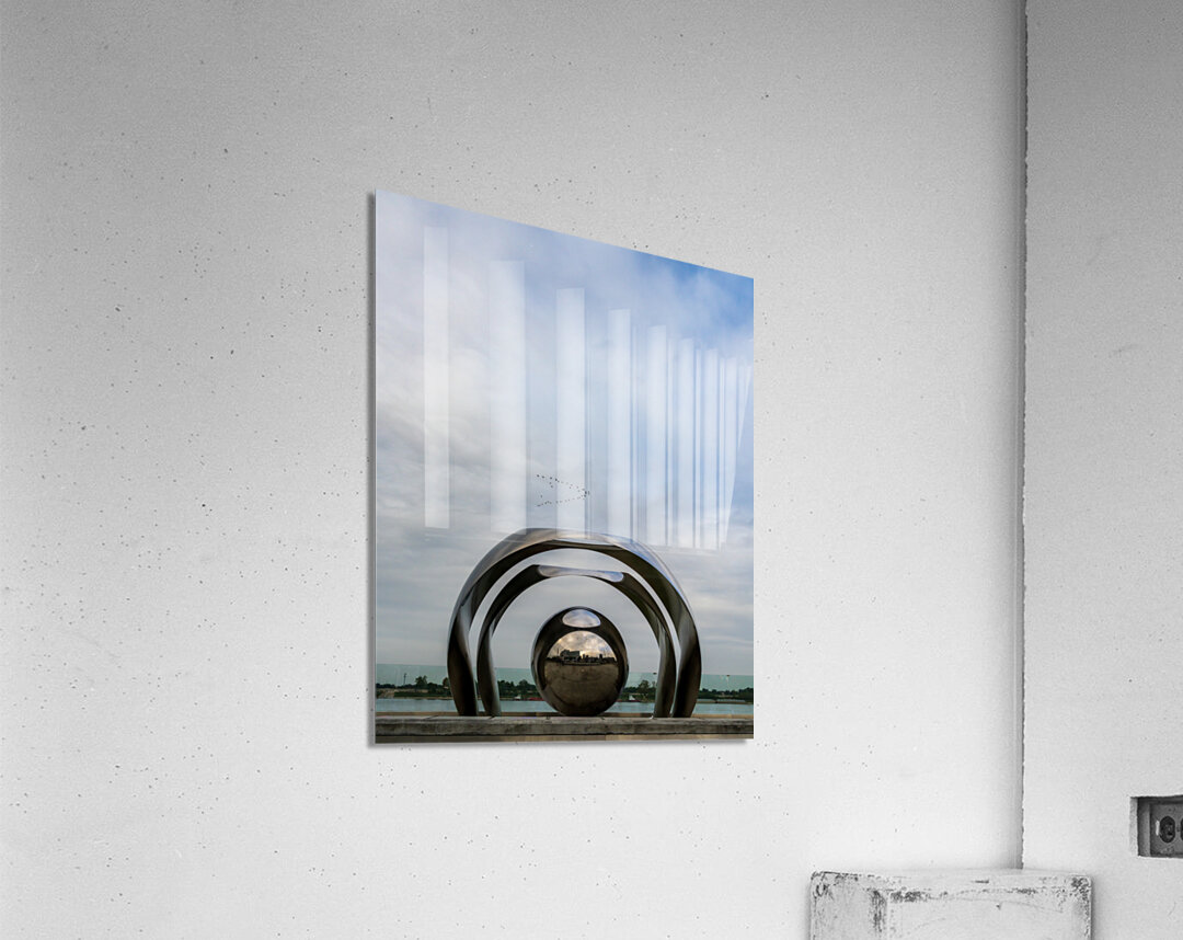 Sing the River sculpture by Mississippi in Baton Rouge LA Acrylic Print