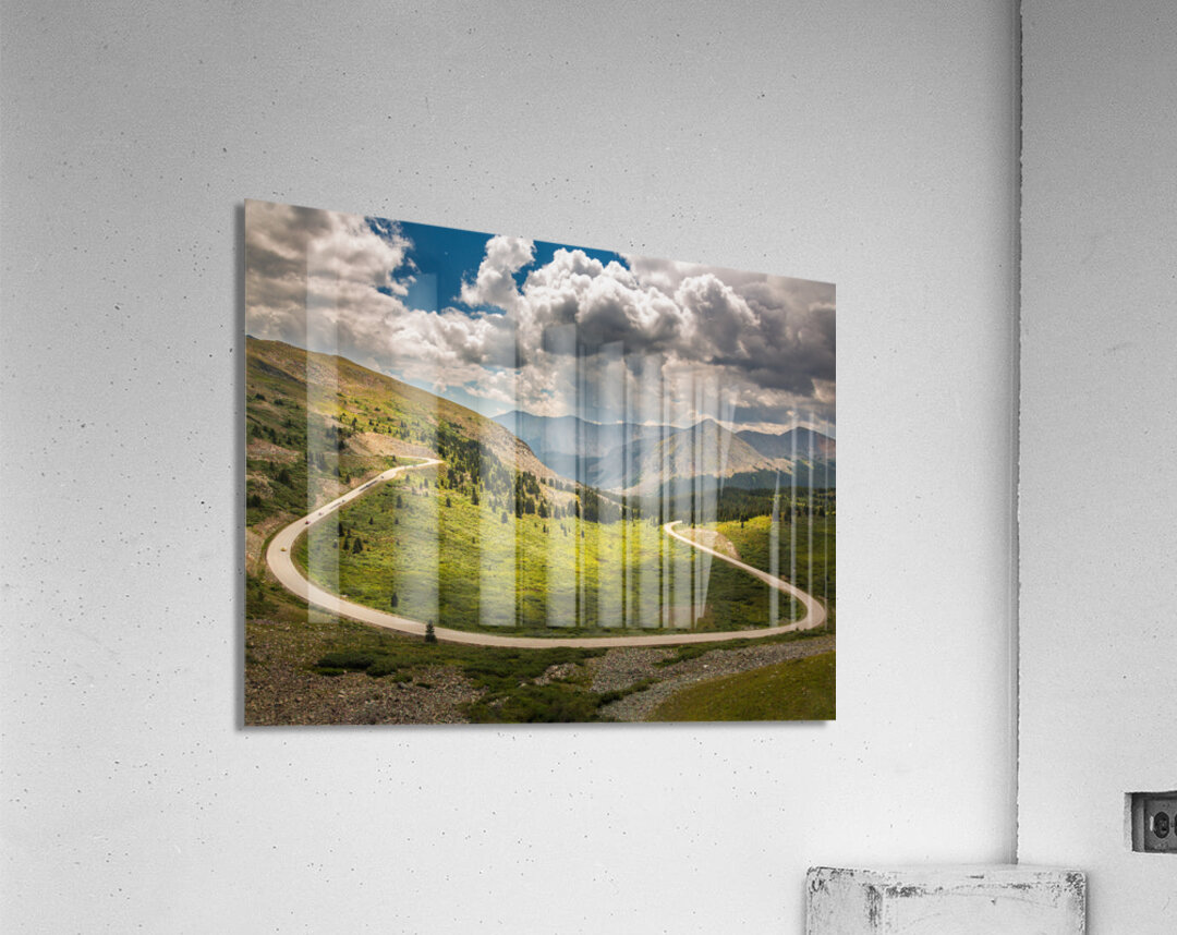 Large horseshoe bend on Cottonwood pass Acrylic Print