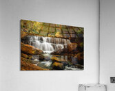 Impressionistic Deckers Creek waterfall in West Virginia  Acrylic Print