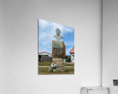 Memorial to Margaret Thatcher in Stanley in the Falkland Islands  Acrylic Print