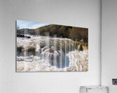 Eye level view of raging flooded Valley Falls near Fairmont  Acrylic Print