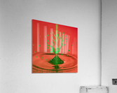 Water droplet collision - Christmas Tree  Acrylic Print