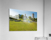 Grass before State Capitol building in Nashville Tennessee  Acrylic Print