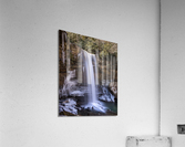 Cucumber Falls in the Ohiopyle State Park in winter  Impression acrylique