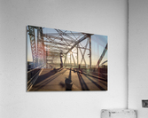 John Seigenthaler pedestrian bridge in Nashville Tennessee  Impression acrylique