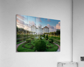Gardens in front of the Curia Palace Hotel  Impression acrylique