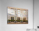 Traditional ceramic tiles decorate house in Lisbon  Acrylic Print