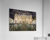 Entrance to St Peters Basilica at Easter  Impression acrylique