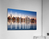 Chicago Skyline at sunset from the Observatory  Acrylic Print