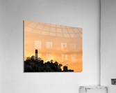Coit tower at sunset in San Francisco  Acrylic Print