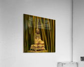 Buddha statue in bamboo forest  Impression acrylique