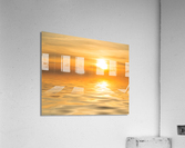 Sunset over calm ocean or sea  Acrylic Print