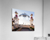 Famous sign above Ocean City boardwalk at sunrise  Impression acrylique