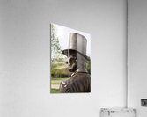 Detail of head of statue of President Lincoln  Acrylic Print