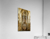 Interior aisle to altar in Truro cathedral in Cornwall  Acrylic Print