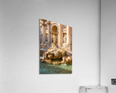 Trevi fountain details in Rome Italy  Impression acrylique