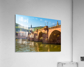 Old bridge into town of Heidelberg Germany  Acrylic Print