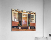 Mahogany doorway and entrance hall UVA  Impression acrylique