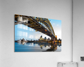 Dramatic panoramic sunset photo Sydney harbor  Acrylic Print