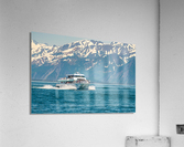 Kenai Fjord boat tour near Seward Alaska  Impression acrylique