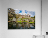 View of the manor house at Bodnant Gardens in North Wales  Acrylic Print