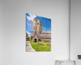 St Marys Church in historic Conwy in North Wales  Acrylic Print