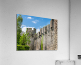 Ancient toilets in the historic Conwy castle in North Wales  Acrylic Print