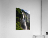 Dramatic waterfall of Bridal Veil Falls in Keystone Canyon  Impression acrylique