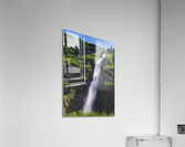 Dramatic waterfall of Bridal Veil Falls in Keystone Canyon  Acrylic Print