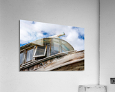 Detail of abandoned fishing boat at Icy Strait Point  Acrylic Print