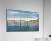 Sun illuminates the small town of Sitka in Alaska  Impression acrylique