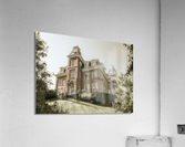 Sepia of Woodburn Hall at WVU in Morgantown  Impression acrylique