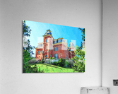 Water color of Woodburn Hall at WVU in Morgantown  Acrylic Print