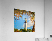 Cape Florida lighthouse in Bill Baggs  Impression acrylique