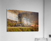 WMRR Steam train powers along railway  Acrylic Print