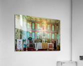 Detail of altar of the church at Santa Ines Mission  Acrylic Print