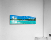 Panorama of Philipsburg Sint Maarten  Impression acrylique