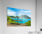 Overview of Philipsburg Sint Maarten  Impression acrylique