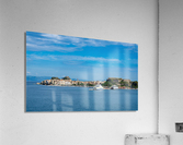Panorama of port by Kerkyra on Corfu  Acrylic Print