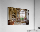 Interior of St Mary Church Swinbrook  Acrylic Print
