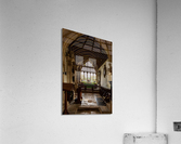 Interior of St Mary Church Swinbrook  Impression acrylique