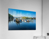Boats on Derwent Water in Lake District  Acrylic Print