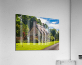 Old cotswold stone house in Honington  Acrylic Print