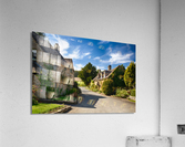 Old cotswold stone houses in Icomb  Acrylic Print