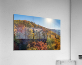 Coopers Rock panorama in West Virginia with fall colors  Impression acrylique